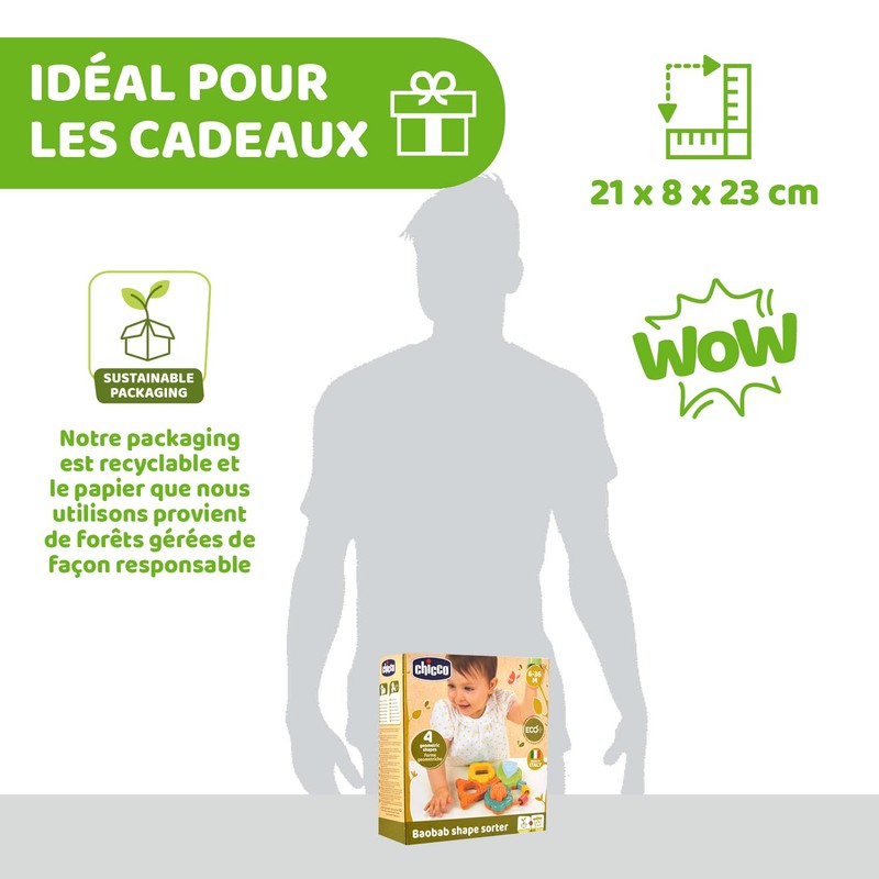 Chicco Baobab Mould Sorter Eco+, 6-36 m