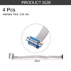 sourcing map 4 Pcs IDC Flat Ribbon Cable, 2.54mm Pitch
