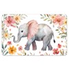 Peacoblue Bank Card Sticker Elephant and Flowers Credit Debit Card