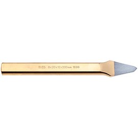 BGS 1699 Cross Chisel 6x200mm, Gold/Silver