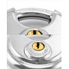 QWORK Disc Locks, 1 Pack Heavy Duty Steel Keyed Padlock