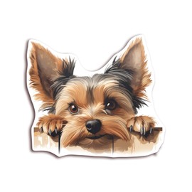 Yorkie Magnet – 5 Inch UV Printed Yorkshire Terrier Fridge Magnet – Indoor/Outdoor Dog Lover Gift for Locker, RV, Office, or Kitchen Décor