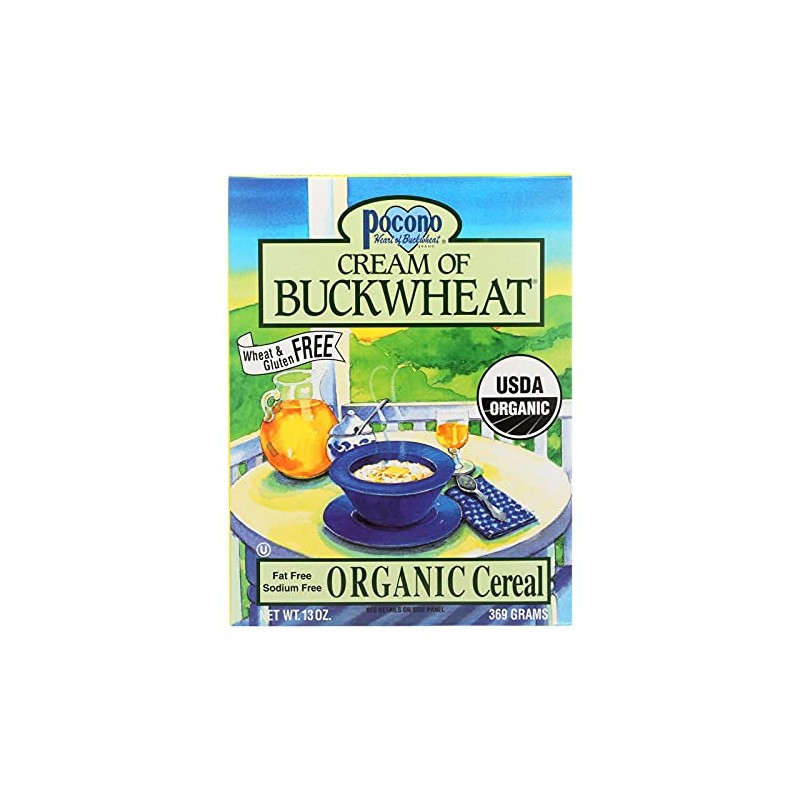 Pocono Organic Cream Of Buckwheat Cereal 13 Oz. (Pack of