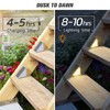 NIORSUN 6 Pack Solar Step Lights for Outside, Waterproof IP67