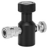 G1/2-14 CO2 Refill Adapter Connector Black Soda ASA Release Valve