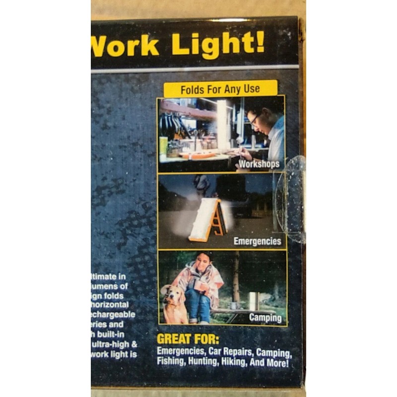 HANDY BRITE Ultra-Bright LED Foldable Work Light 1000 Lumens USB