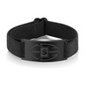 RUOOUY Football Initial Bracelet for Men Adjustable Elastic Nylon Wrist