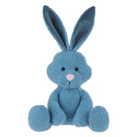 Apricot Lamb Toys Plush Jewelry Blue Velvet Bunny Rabbit Stuffed Animal Soft Cuddly Perfect for Kids 8.7 Inches