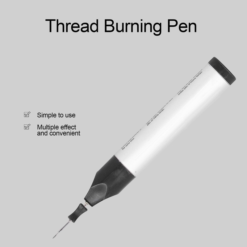 Thread Burning Tool Handheld Battery Powered Instant Heat Thread Ends