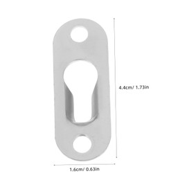 SEWACC 20pcs Metal Keyhole Hangers for Mirrors and Frames Heavy Duty Iron Fasteners Easy Installation Wall Mounting Brackets for Home Decoration and Organization