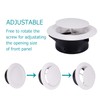 HG Power 8 Inch Soffit Vent, Adjustable Air Vent Cover,