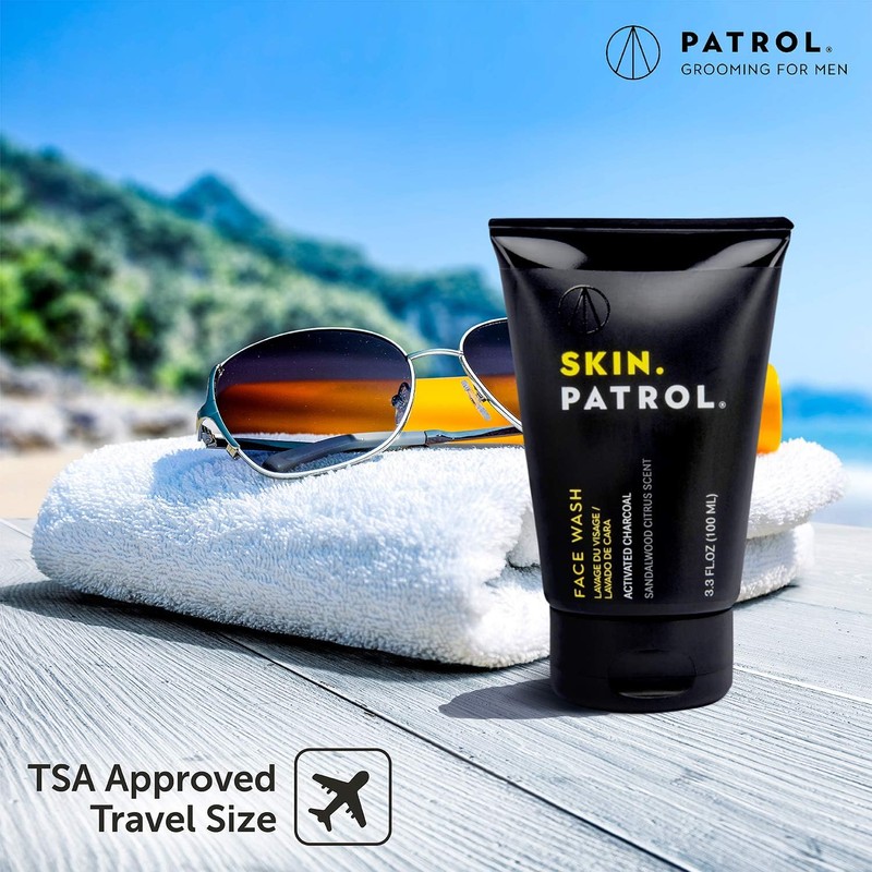 Bump Patrol Skin Patrol Activated Charcoal Face Wash - Sulfate-Free,