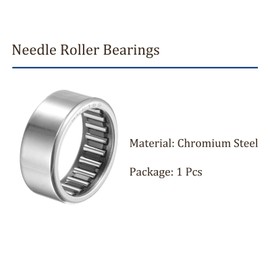 Kozelo 1pcs SCE168 Needle Roller Bearings - [1" Bore Dia x 1-1/4" OD x 1/2" Width] Chrome Steel with Cage Assembly for Agricultural Construction Equipment