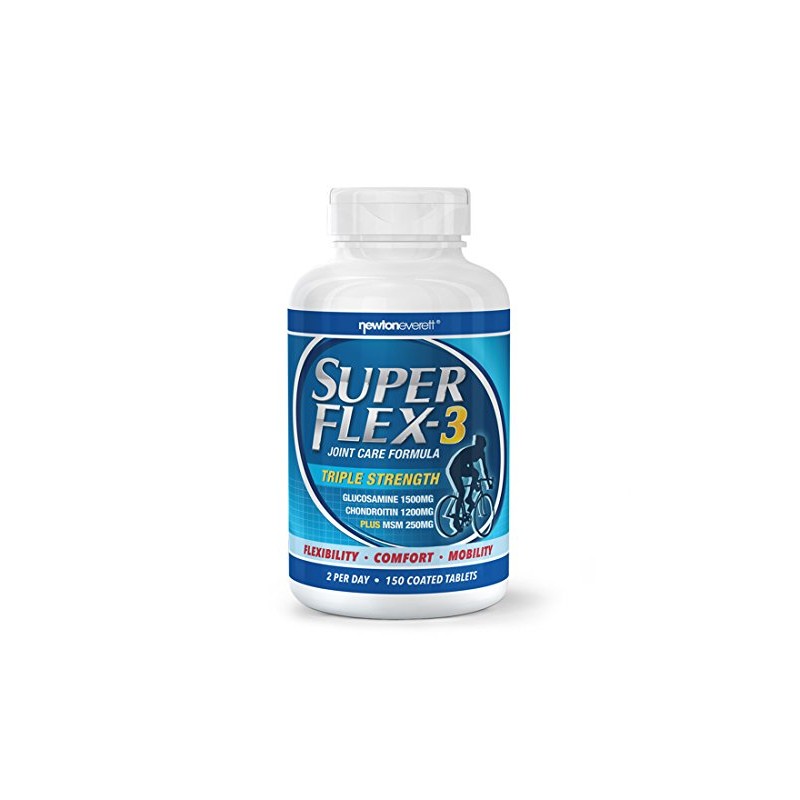 NEWTON EVERETT Superflex 3 (Glucosamine, Chondroitin, MSM) 150 Tablets