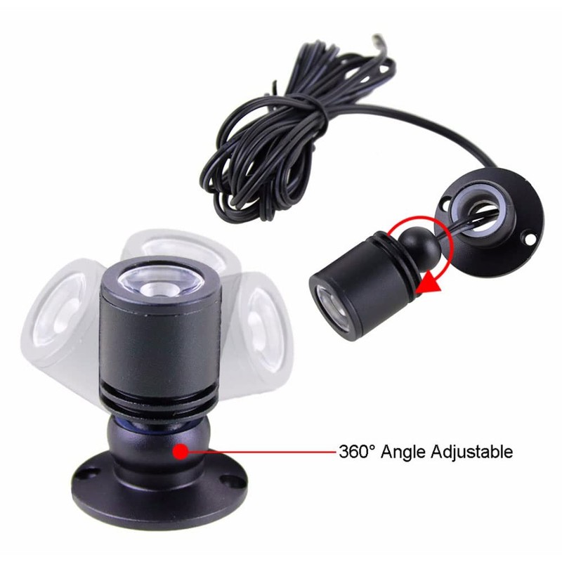 Audio Fan Spotlight White LED (Pure White) Extra Spotlight White