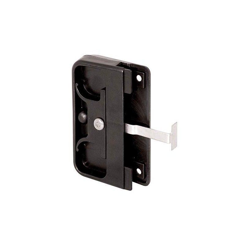Prime-Line A 142 Black Plastic Mortise Style Screen Door Latch