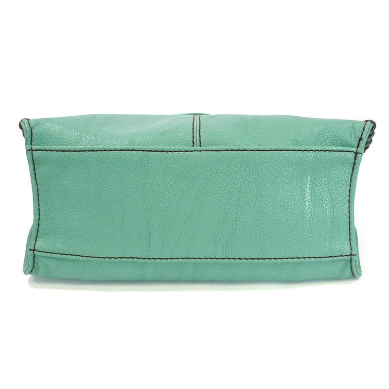 Chala Charming Teal Crossbody Bag With Flap Top and Zipper