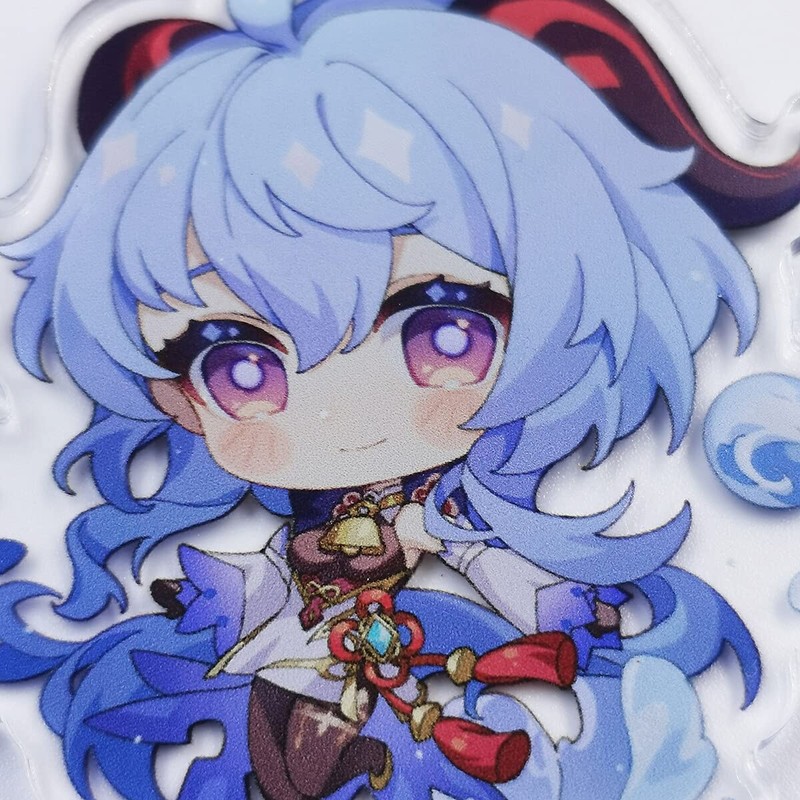 Cute Impact Gen Shin Acrylic Hanging Keyring, 14