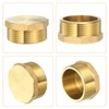 sourcing map Brass Outer Hex Thread Fittings, G1-1/2 Male Brass