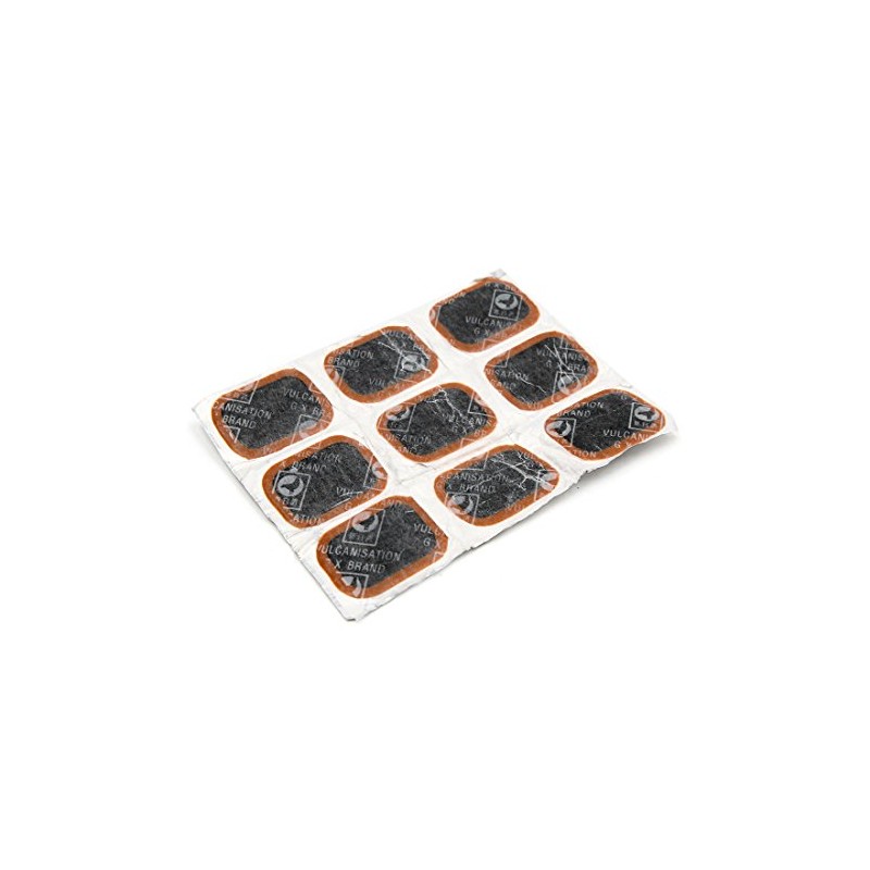 sourcing map 9pcs Rubber Square Type Bike Bicycle Tire Puncture