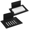 2 Pack Soap Holder for Shower Wall, 5 Slot Self-Adhesive