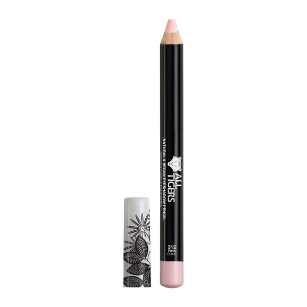 ALL TIGERS - Vegan Eyeshadow - Highly Pigmented - Natural Ingredients - Pink Shade "Raise You Voice" 312-3 in 1 Eyeshadow Pen - Long Lasting Holding - Cruelty-Free