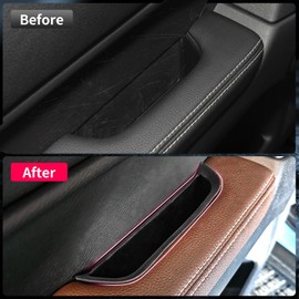 Zekzoop Door Side Storage Tray Compatible with 2024 2025 Toyota Land Cruiser Prado 250 J250 LC250 Handle Storage Box Slot Pockets 4PCS Silicone Front Rear Door Organizer for Land Cruiser Accessories