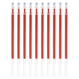 PATIKIL 0.5mm Ink Pen Refills Red, 50 Pcs Gel Pen Refills Ballpoint Pen Ink Extra Fine Tip for Pens Office Supplies, Red Ink
