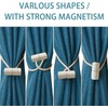 4Pcs Strong Magnetic Curtain Tiebacks Outdoor Elegant Decorative Tie Backs