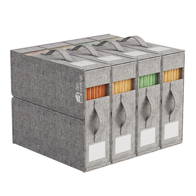 Multi-Use Storage Bags 4Pack Dustproof Organizer for Bedding Quilts Blankets