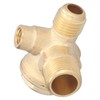 Air Compressor Check Valve,3 Port Air Compressor Parts,0.8x0.7x0.4 Inches 3