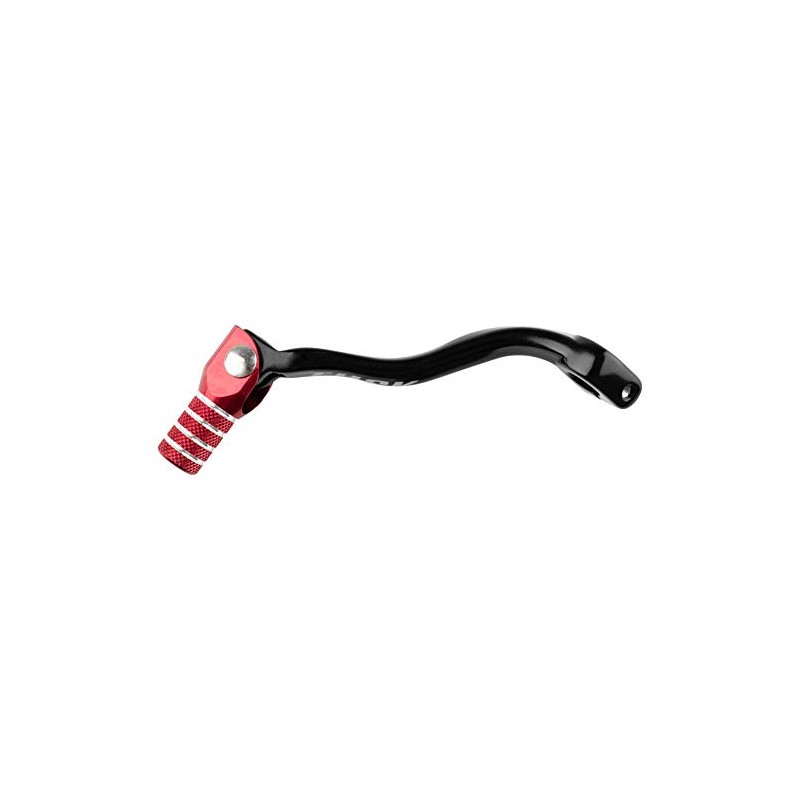 TUSK Folding Shift Lever Black/Red Tip Compatible with Honda CRF250R