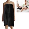 Skin Beauty Massage Gown Individually Wrapped (Black) Black 6ea