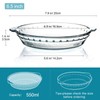 karadrova Small Glass Pie Mould with Handles 16 cm 550
