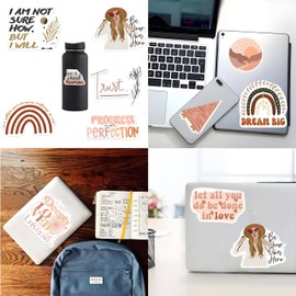 100PCS Bible Stickers, Inspirational Christian Stickers for Laptop Phone Scrapbook Bible Study Vision Board Christian Easter Gifts for Kids Men and Women (100, Inspirational)