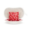 DEMDACO byDesign Serving Holiday Red and White Sponge 3x5 Inch,