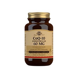 Solgar CoQ-10 (Coenzyme Q-10) 60 mg Vegetable Capsules - Pack of 60 - For Busy Schedules and Over 50s - Helps Cell Regeneration - Vegan and Gluten Free