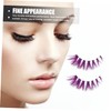 Mikinona Stunning Fake Eyelashes 3d Colorful Lashes for Weddings Parties