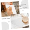 BIUDECO 3pcs Reusable Waffle Square Towel Face Washcloths Cotton Washcloths