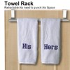 Retractable Towel Rack, Stainless Steel Double and Single Bar Bedroom