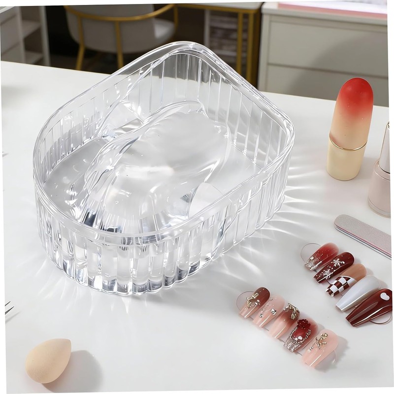 Cuencos para Remojar las Manos Transparente Bowl de Manicura para