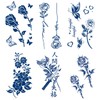 Semi-permanent Rose Temporary Tattoos, 6-Sheet 2 Weeks Long Last Waterproof