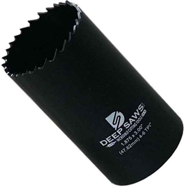 Deep Saws 3" Deep 4-6 TPI Hole Saw for Steel,