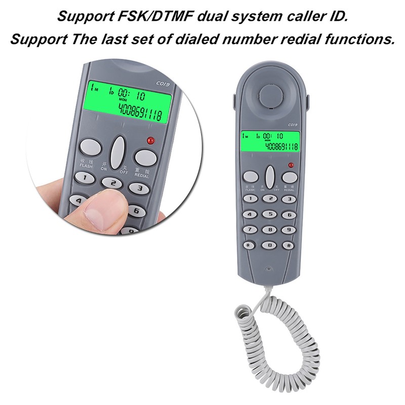 C019 Wired Telephone Phone Line Tester Lineman Butt Test Check