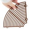 TAICHEUT 8 Pcs Plant Pot Grid, 11.8 inch Brown Plant