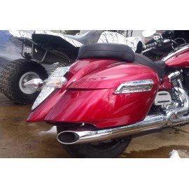 Beetelo Yamaha Roadliner / Stratoliner Chrome Lay Down license plate kit 2006-New XV1900