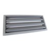 Miller Shingle Clear Cedar Foundation Vent with Louvers, Primed -