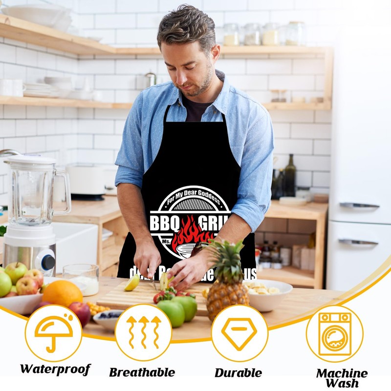peaceking Cooking Apron for Men, Waterproof and Adjustable, Original Gift