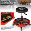 M-AUTO Pneumatic Mobile Rolling Garage Stool with Equipment Tray and