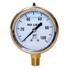Merrill MFG PGLNL100 0-100 PSI No-Lead Liquid Filled Stainless Steel